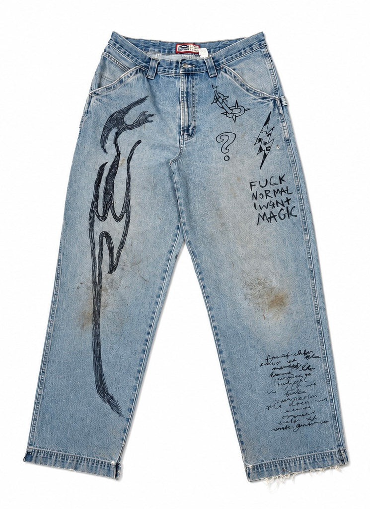 Nothings regular 1of1 freestyle vintage jeans