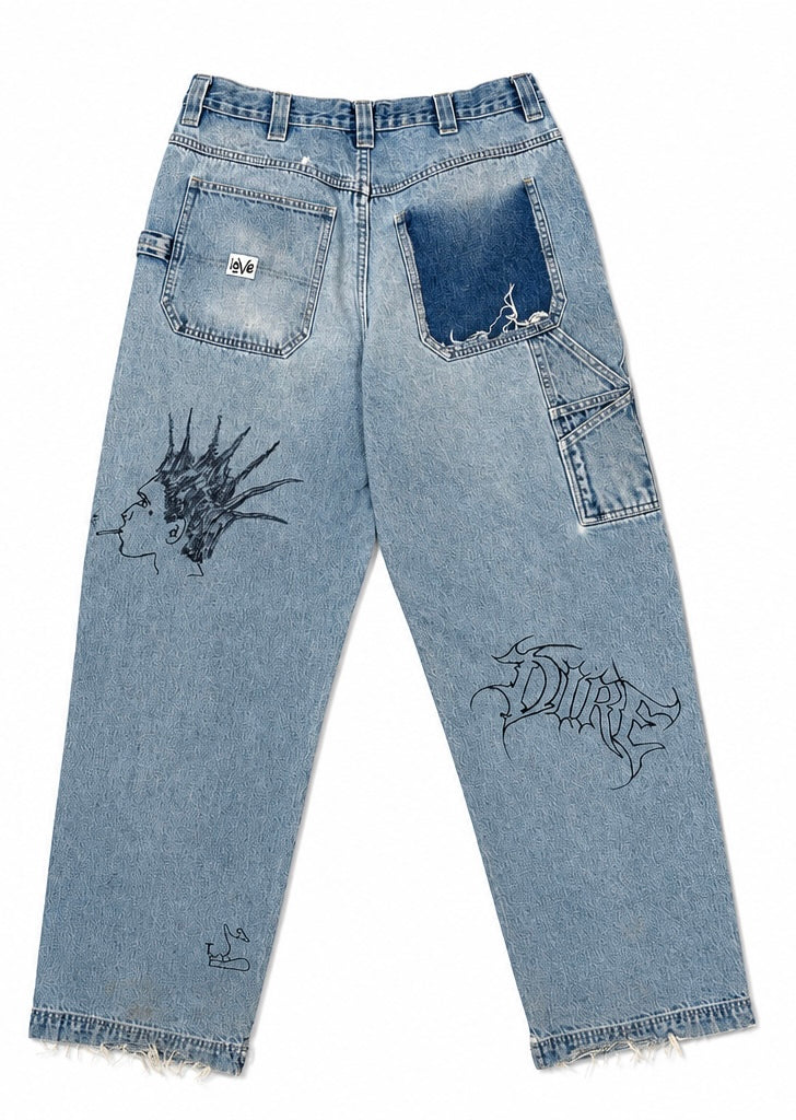 Nothings regular 1of1 freestyle vintage jeans