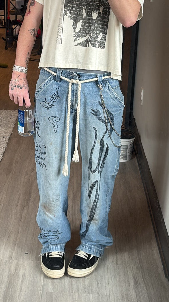 Nothings regular 1of1 freestyle vintage jeans